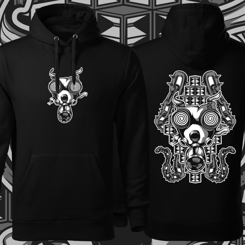 Mikina tekno pánská Gasmask